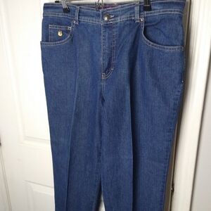 𝅺$ gloria Vanderbilt blue 5 pocket a.anda jeans. Size 12S